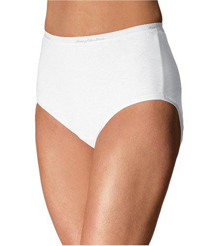 Fruit of the Loom Women's Classic White 6-Pack Briefs
