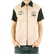 Evisu khaki zip up work shirt. EVIS2357
