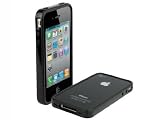 Scosche IP4EBKV Polycarbonate & rubber edge case for iPhone 4 (Black / Black)