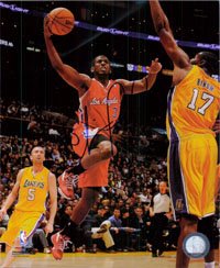 Signed Paul, Chris (Los Angeles Clippers) 8x10 Photo (Bend in top left photo) Photo