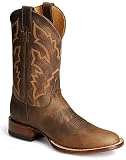 Men's Justin 11" Flexible Comfortable Pull On Leather Western Cowboy Boots