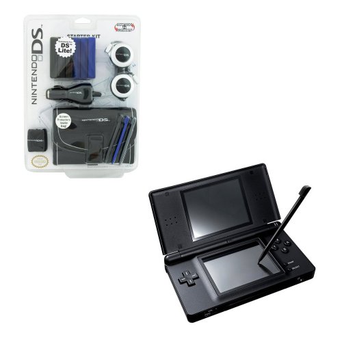 Nintendo DS Lite with Starter Kit Bundle - Black