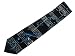 Navy Blue Neck Tie with Sheet Music, G Clefs & Notes ~ Great necktie for musicians or music teacher