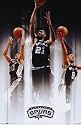 San Antonio Spurs (Tony Parker, Tim Duncan, Manu Ginobili) Sports Poster Print - 24" X 36"