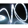 50Ft Rope Lights; Cool White LED Rope Light Kit; 1.0