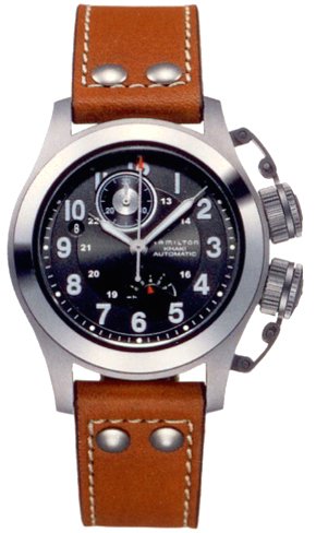 Men's Hamiton Khaki Navy Titanium Chronograph