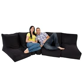 BaZi � Modular Corner Sofa Collection BLACK