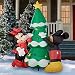 Disney Mickey Mouse and Minnie Holiday Tree Inflatable