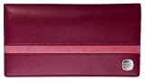 Cross Checkbook Wallet 1846 Leather Collection Ruby with Petal Pink