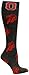 Donegal Bay Ohio State Buckeyes Men's Brutus Dress Socks, Charcoal/Scarlet, One Size, NCAA Officially Licensed - DB Fan Gear