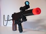 Double Eagle M37 Powerful Airsoft Gun 330 FPS FAST!!! w/ LASER LIGHT, Red-dot Aim Sight, LOADED
