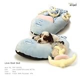 Luxury Designer Small Dog Dog Bed Blue Love Boat