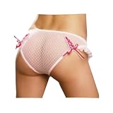 2Pc Diamond Mesh Underwire Bra And Ruffle Panty With Tie Dyed Ribbon Lace Ups