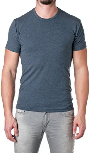 Next Level 6010 Men's Tri-Blend Crew Tee - Indigo Blue - S