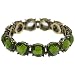 Delightful Dazzlers Olive Drops Stretch Bracelet