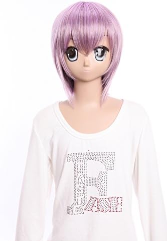 HAIRMATCH cosplay wigs anime wigs Suzumiya Haruhi no Yuuutsu Nagato Yuki H307 31CM 12.2inch 128g