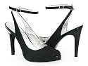 Guess by Marciano Hastings Black Peep Toe Platforms with Ankle Strap Women's Shoes