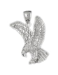 Clevereves 14K White Gold Pendant Eagle 8.3 - Gram(s)