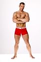 California Exotics COLT Basics Boxer Brief, Red, Large