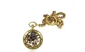 Catorex Men's Les Petites Brass Skeletal Dial Pocket Watch