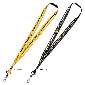 Southern Miss Golden Eagles Official Logo Lanyard Keychain