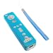 Seal Retail Packing Nintendo Wii Remote Controller Durable & Flexible Blue Silicone Skin Case with Wrist Strap