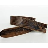 Handmade Genuine Italian Leather WOODGRAIN Belt by Neves