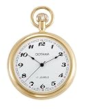 Gotham Men’s Gold-Tone Mechanical Pocket Watch with Desktop Stand # GWC14048G-ST