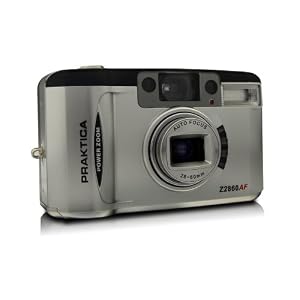 Praktica Z2860 AF Zoomkamera mit 28-60mm Zoomobjektiv, LC-Display, 4 Blitzfunktionen, Nachtaufnahme-Modus und Selbstauslöser