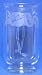 Individually Hand Etched Flamingo Large Glass Candle Shade 11.5"H