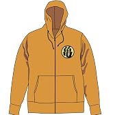 ドラゴンボール改 亀仙流ジップアップパーカー改 ゴールド サイズ:M