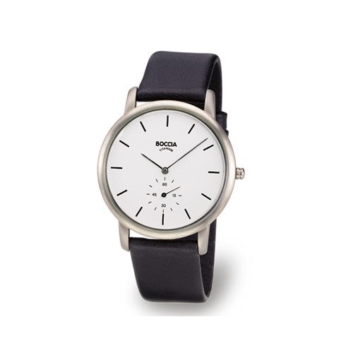 Boccia Herren-Armbanduhr Mit Lederarmband Trend 3500-01