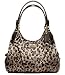 Coach Madison Signature Ocelot Animal Print Maggie Bag Purse Tote 17751 Brown Multi