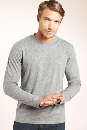 Cotton Rich Long Sleeve T-Shirt