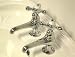 Elements Of Design ES3201AX Chrome Hot Springs Hot and Cold Double Handle Basin Tap from the Hot Springs Series ES3201AX