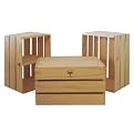 Wooden 3 pc Crate Set