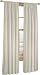 Maytex Lined Faux Dupioni Panel, Ivory