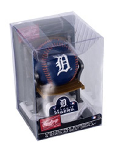 K2 Collectible MLB Baseball & Stadium Seat Display - Tigers