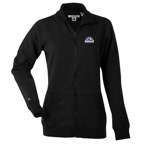 Colorado Rockies Women's Revolution Track Jacket by Antigua - Black Medium