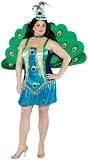 Adult Plus Size Peacock Costume (Size: 14-20)