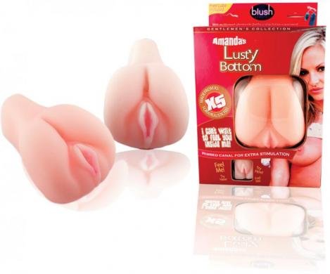 Amanda's Lusty Bottom-Vibrating Vagina (Package Of 5)