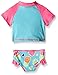 Wippette Girls' Baby Pineapple Rashguard Set