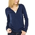 Mossimo&reg; Black Petites: Ultrasoft Hoodie Cardigan - Night Sky Heather