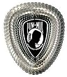 Medium EyCatchers Wind Spinner Black/Silver POW / MIA