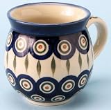 Polish Pottery 12 oz. Ladies Bubble Mug