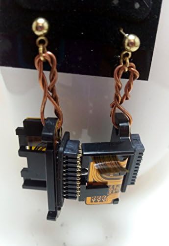 Computer hard drive connector earrings