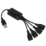 Octopus Extension 4-Port USB 2.0 Hub Adapter for Sony Playstation 3 PS3 Slim Xbox 360 Nintendo Wii