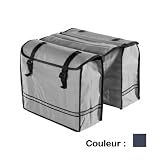 SACOCHE VELO NOIR pour PORTE-BAGAGE ARRIERE