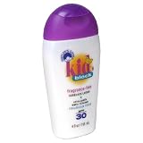 Nature's Gate Kid's Block Sunscreen Lotion, Fragrance-Free, SPF 30, 4-Ounce Tubes (Pack of 3)