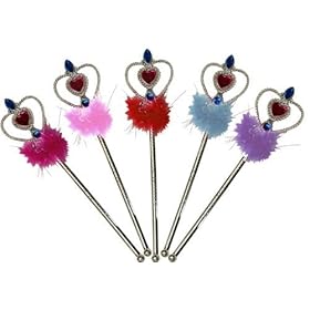  Jeweled Princess Fairy Wands (1 Dozen)